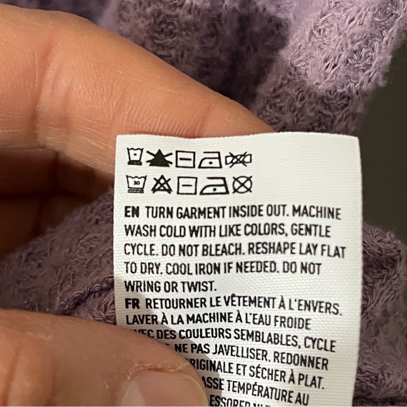 American Eagle Outfitters Lavender Long Sleeve Top size XS - Picture 5 of 9